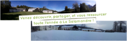 Venez découvrir, partager, et vous ressourcer toute l’année à La Salamandre !